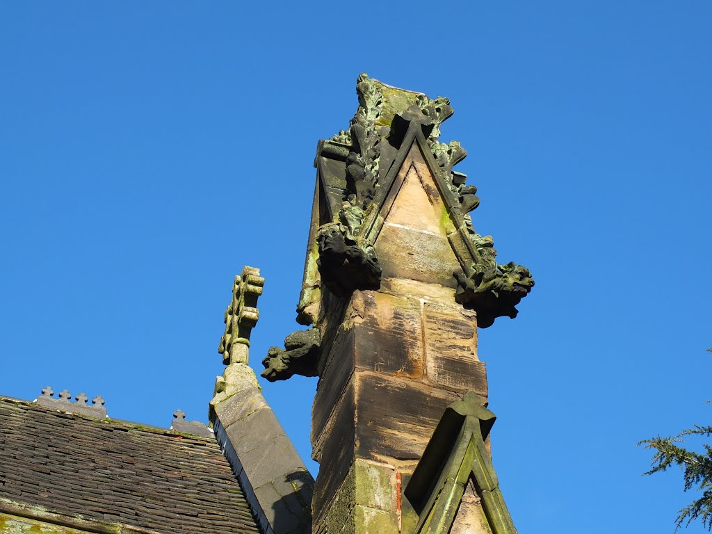 Medievval carvings and Gorgoyles ,St Nicholas Church, Nuneaton.