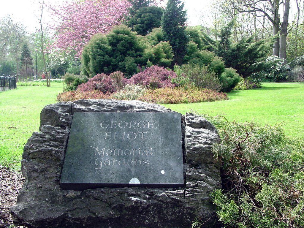 George Eliot memorial gardens.