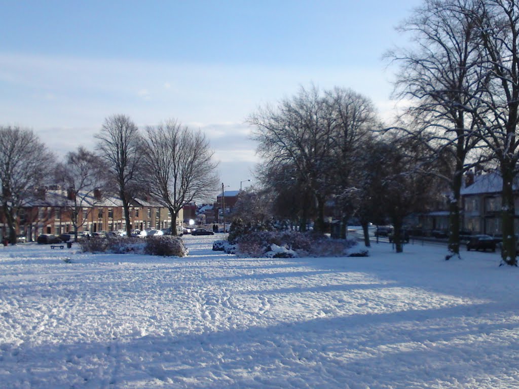 Abbey Green, Nuneaton (January 2010 Snowfall)