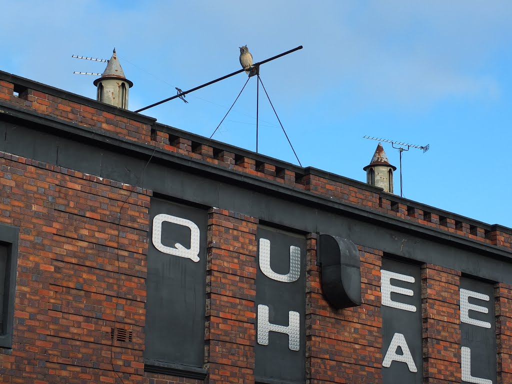The Queens Hall building Roof line High Street, Nuneaton