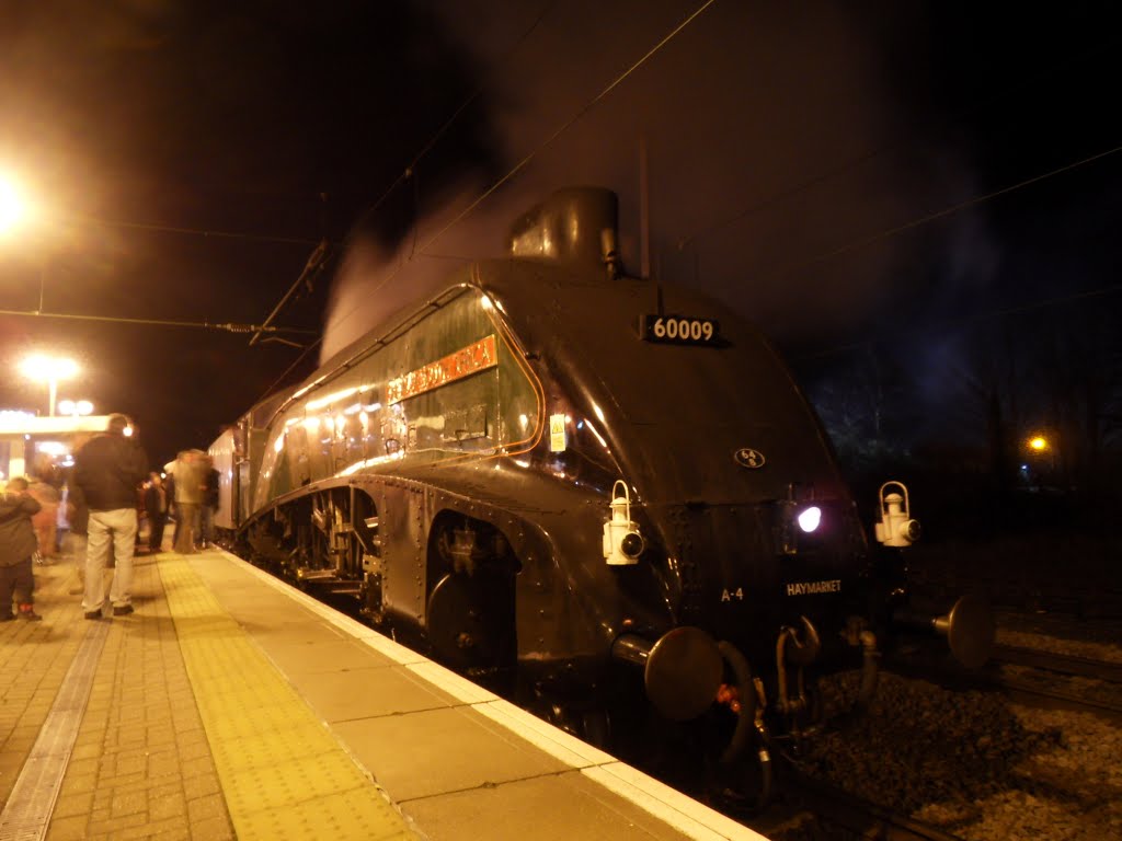 60009 Union of South Africa sits at newark northgate station