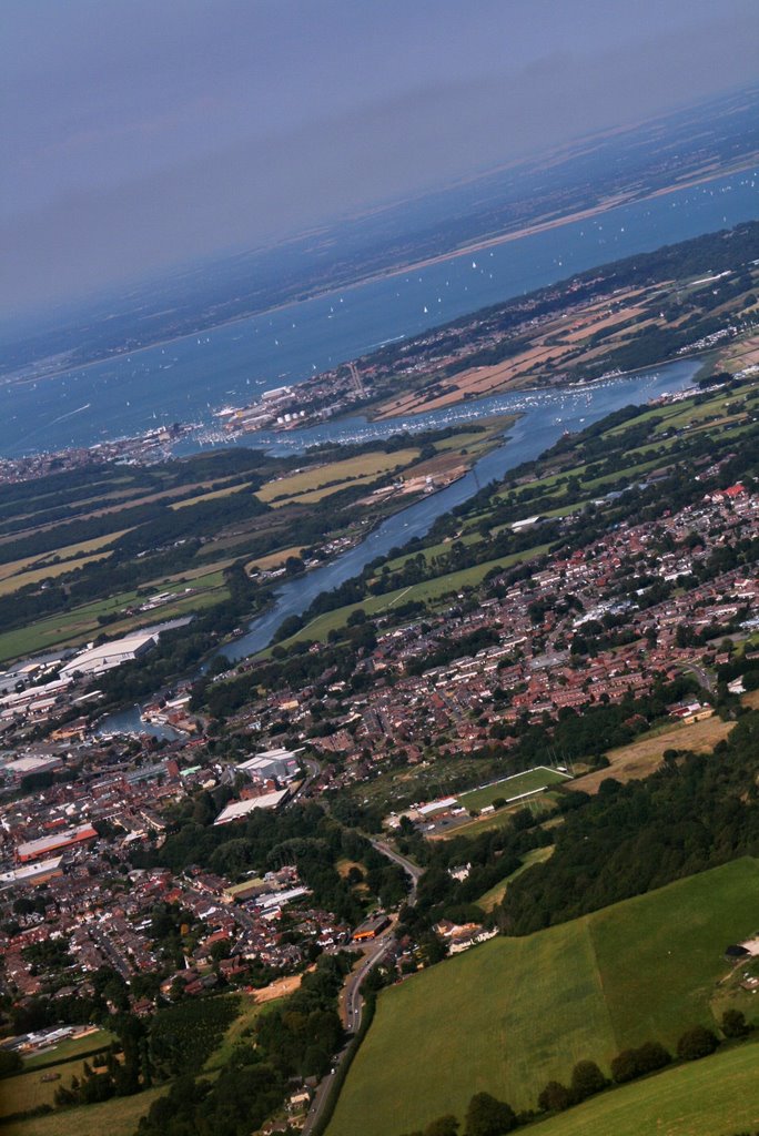 River Medina arial view