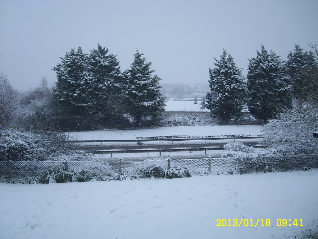 Snowy Medina Way, Newport, Isle of Wight 18 Jan 2013