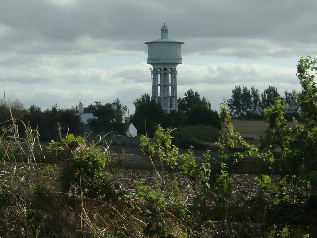 Gawthorpe Water Tower, taken from Windsor Close