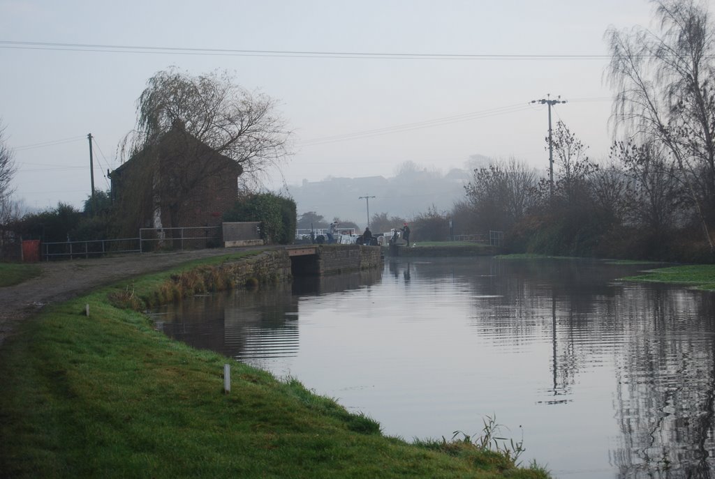 Figure of Three Locks: Calder and Hebble navigation