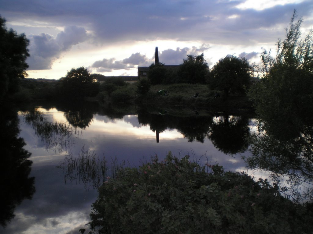 Flooded healey dam.