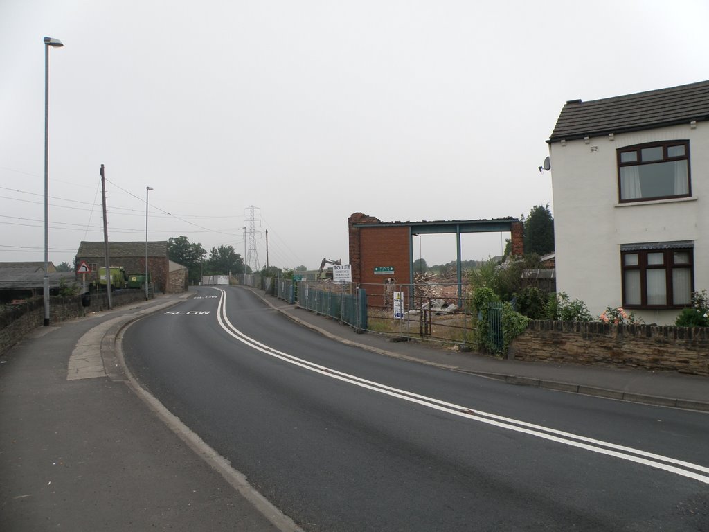Old tram shed at sowood.