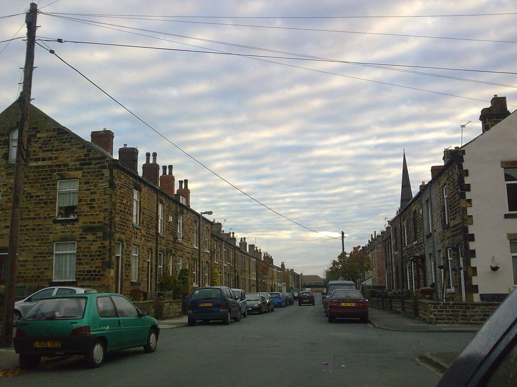 weird morning clouds