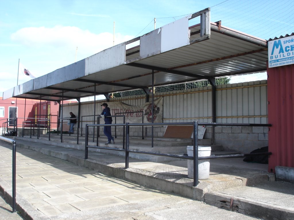 Queens Terrace Stadium, home of Ossett Albion FC