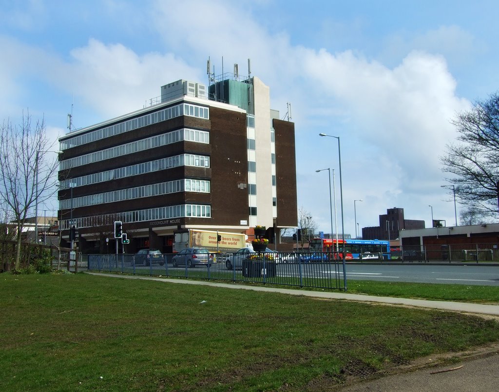 Ridgemount House (and Lee House in the far distance)