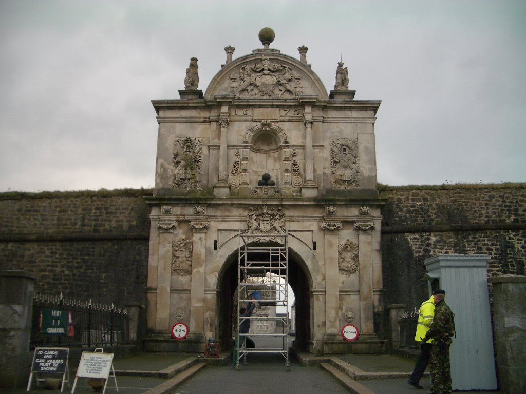 Plymouth citadel gate