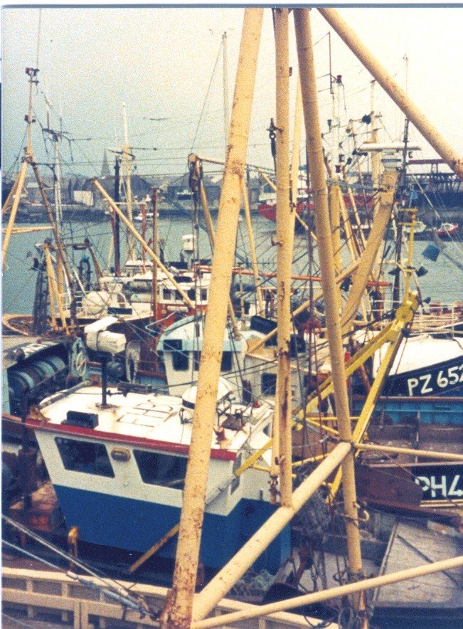 FISHING BOATS  CALLED CARRICK WAS AT CARRICKFERCUS AT THE TIME OF TAKEING COME FROM PENZANCE CORNWALL