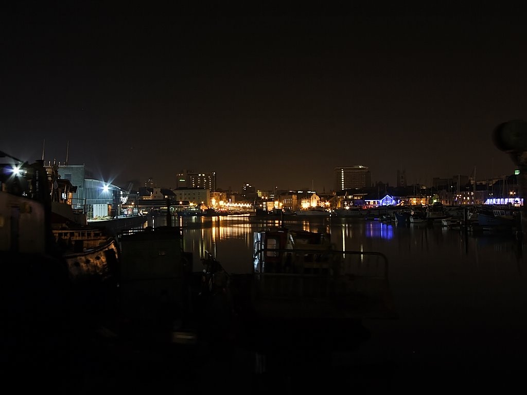 The Barbican across Sutton Harbour