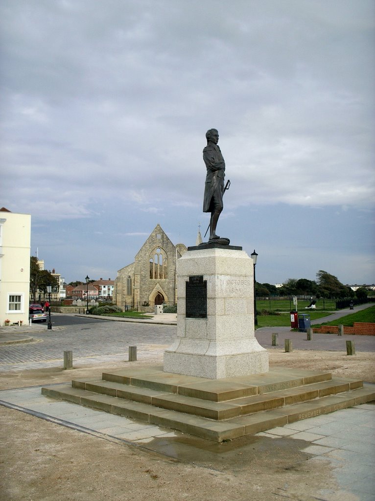 Lord Nelson statue Portsmouth