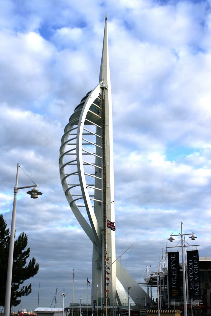 Spinaker Tower: get the scenic lift working someone.