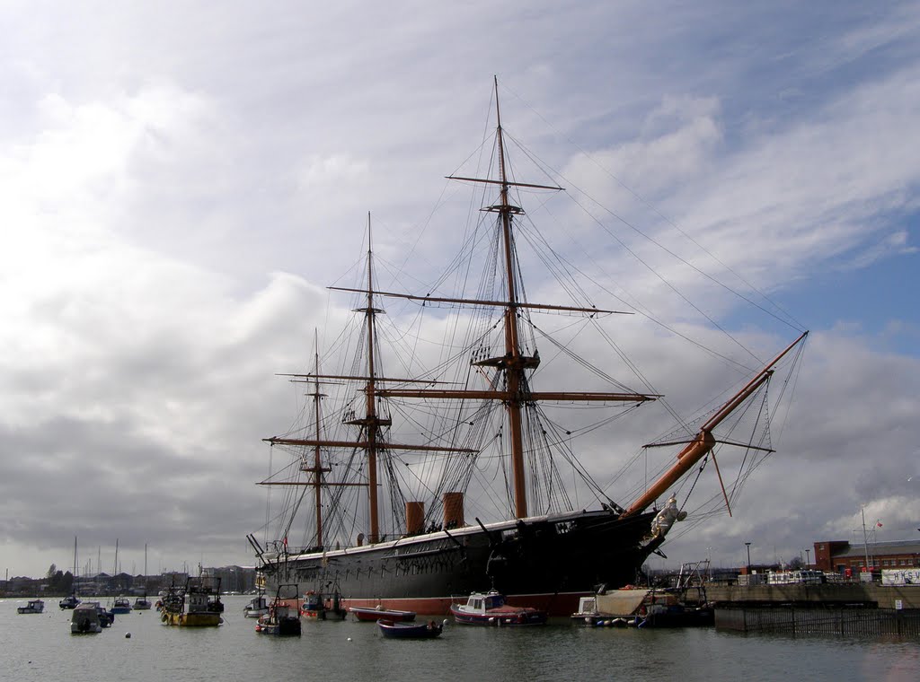 HMS WARRIOR,Portsmouth Port,England