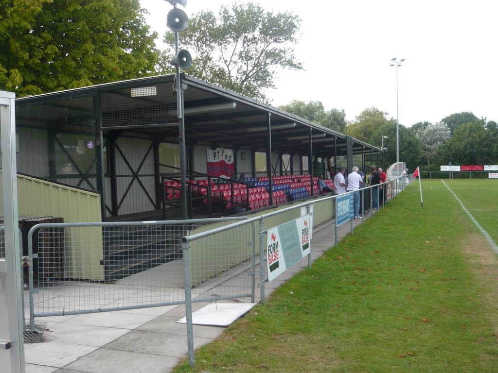 Tatnam Ground, home of Poole Town Football Club