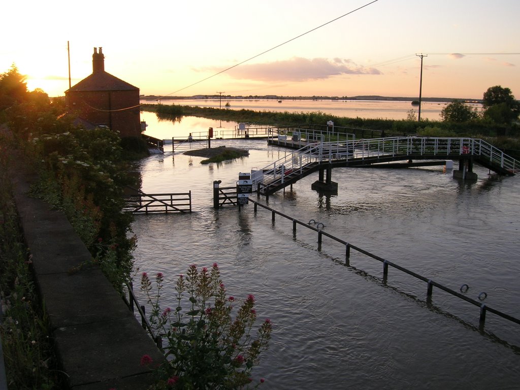 Bardney Locks flooded