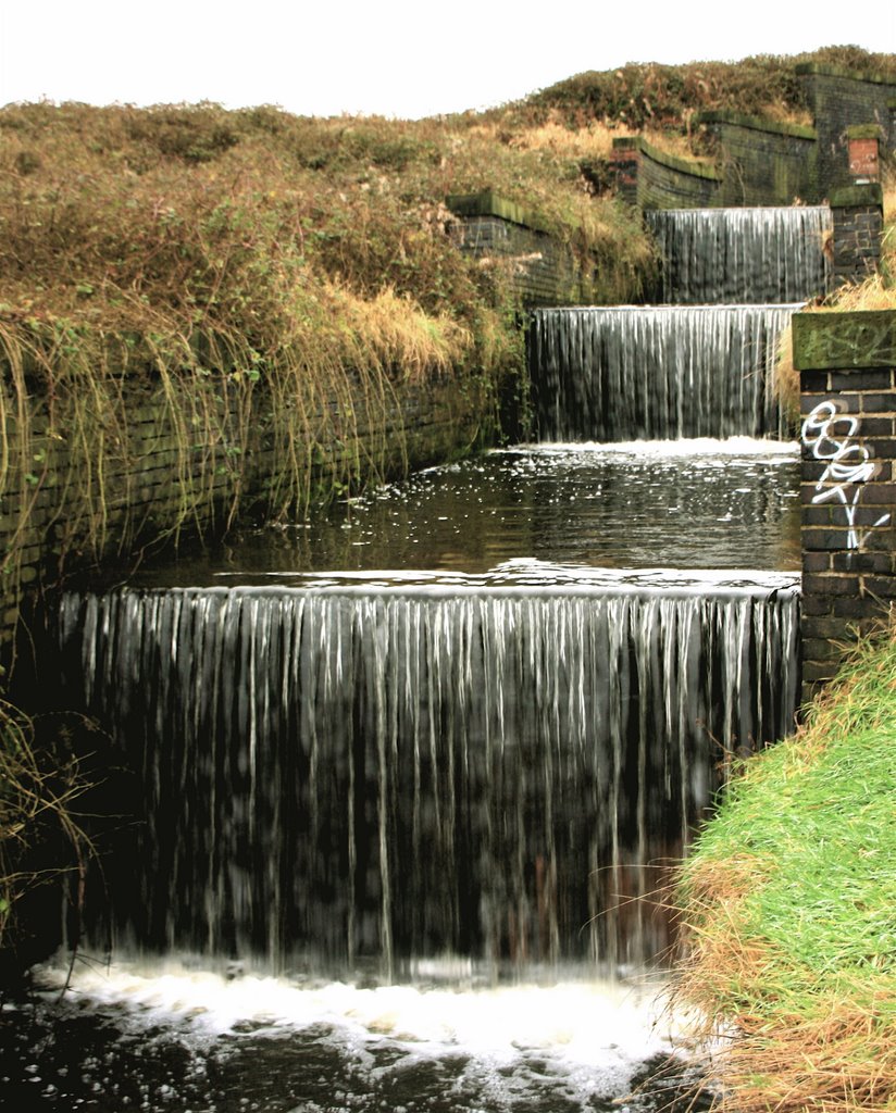 Withins Lodge waterfall, Radcliffe