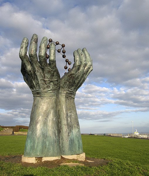 Sustrans sculpture (Artist - David Barnes)