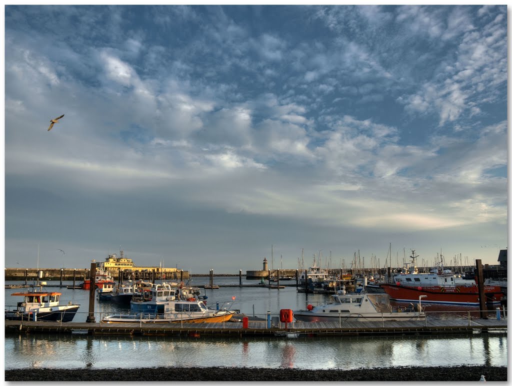Ramsgate harbour scene