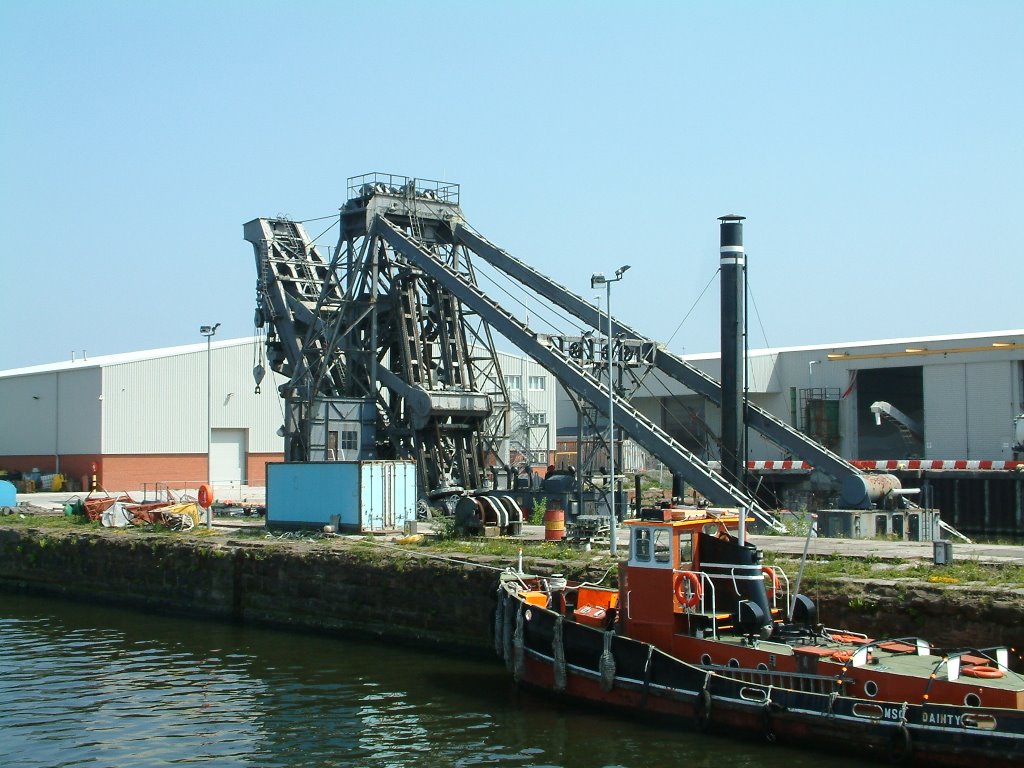250 Ton Floating Crane (Steam/Electric) Built By Werf Gusto Ltd (Firma A. F. Smulders) Schiedam Holland.