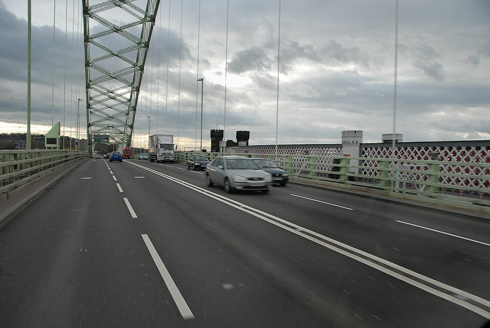 Crossing the bridge