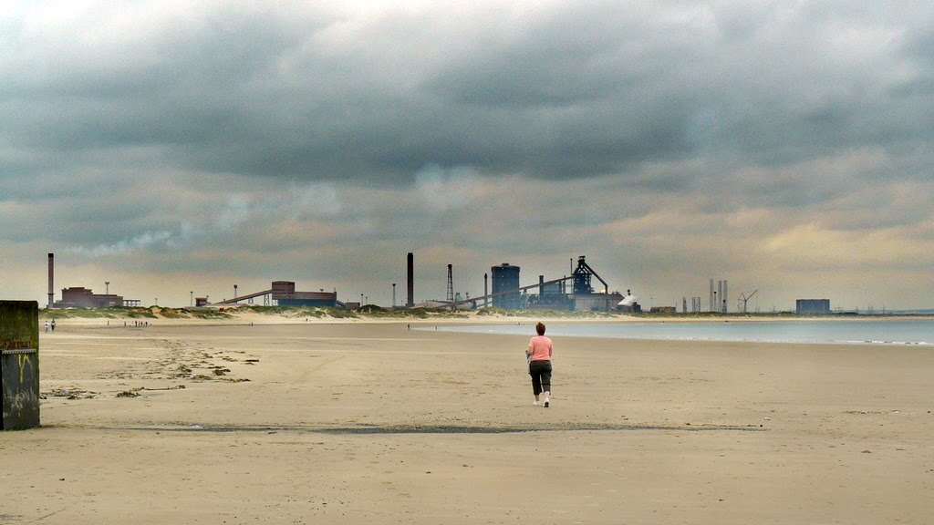 The Corus Steelworks from Redcar