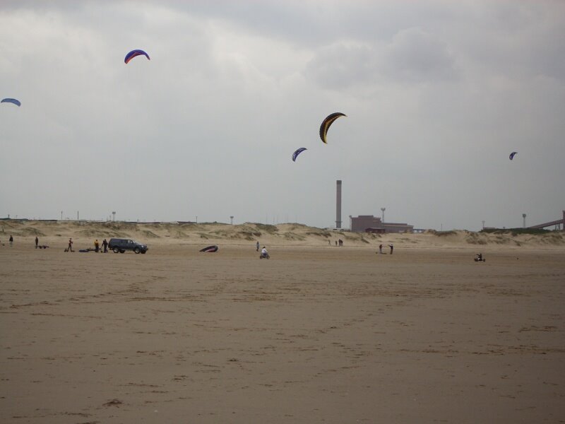 Kites at Redcar beach