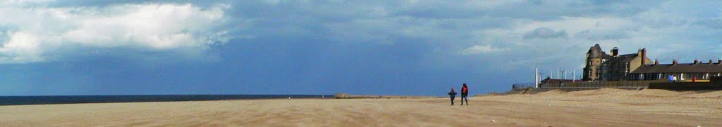 September beach panorama