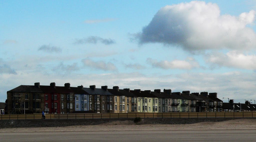 A terrace of colour