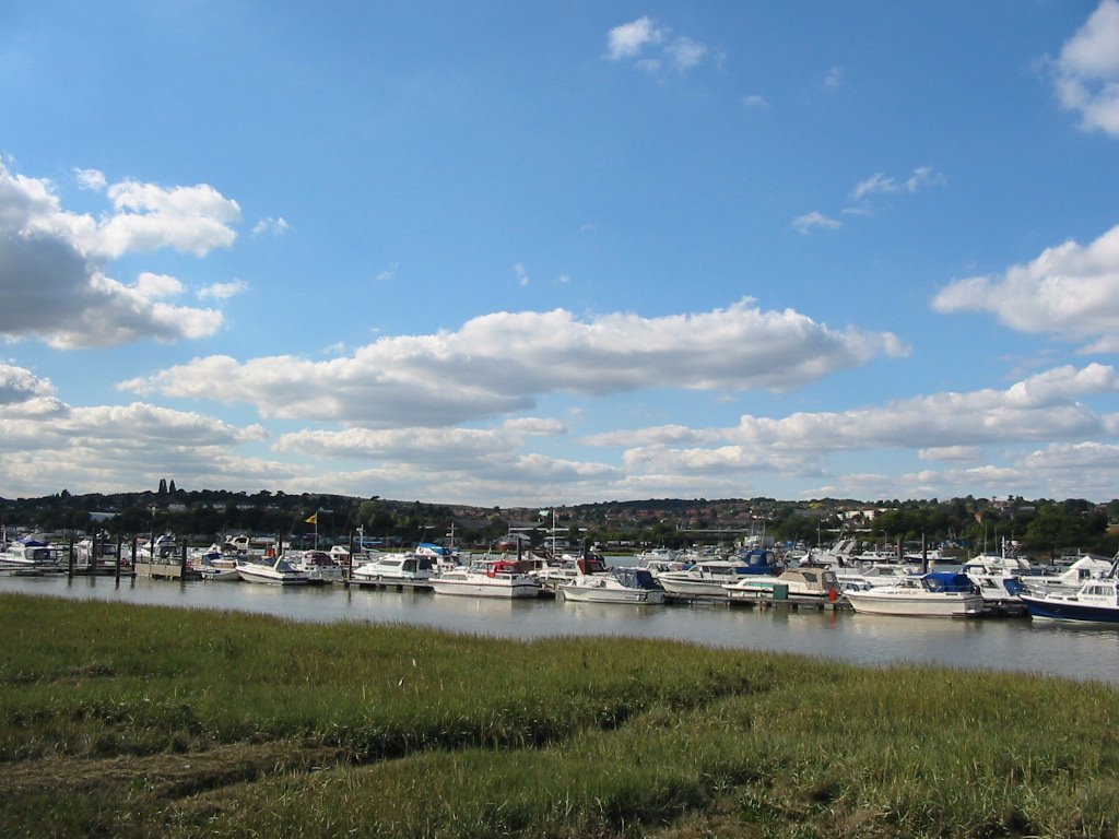 Boats on River Medway, Rochester, September 2005