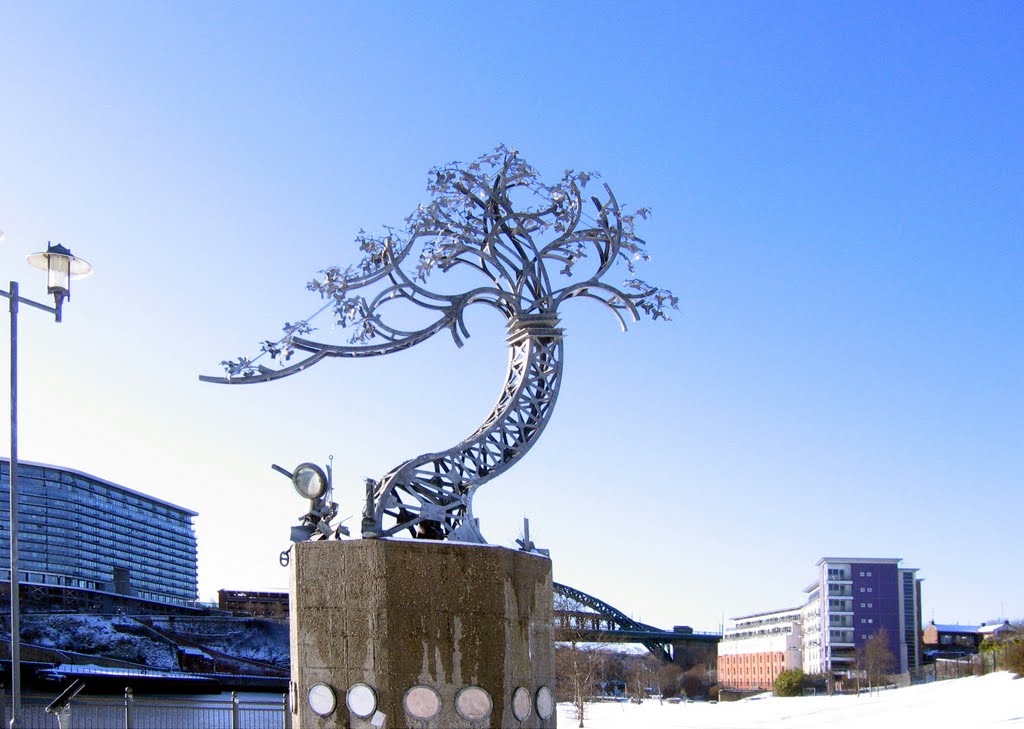 River Wear : Sunderland :Tree Scupture
