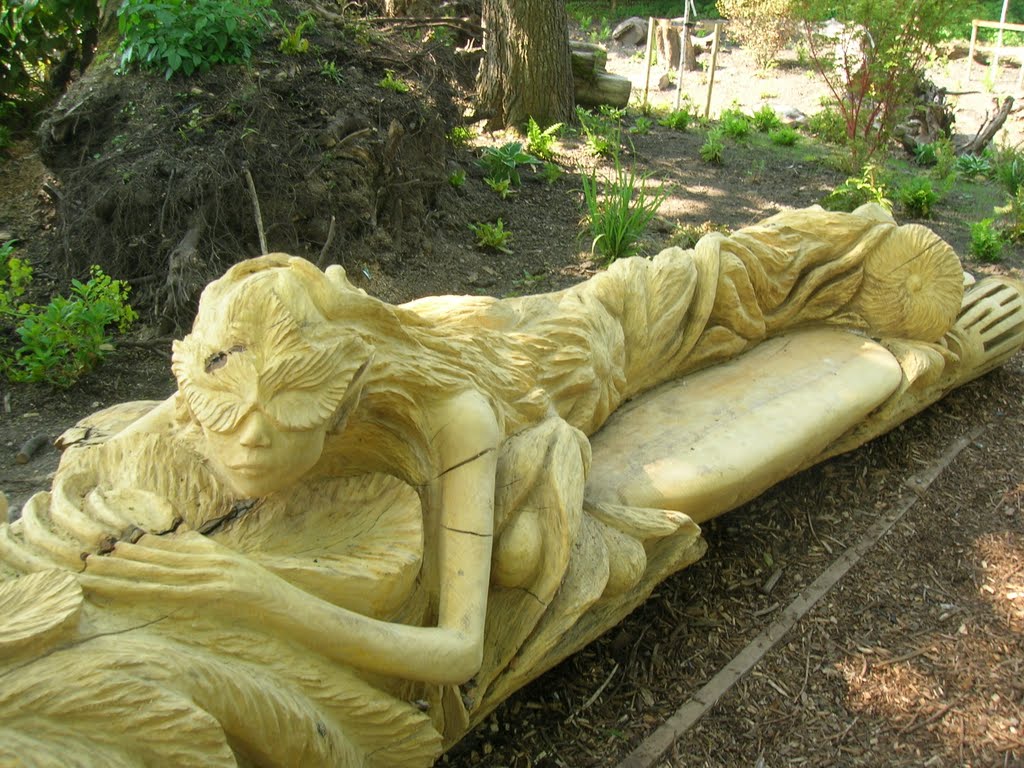 Tree Carved Bench