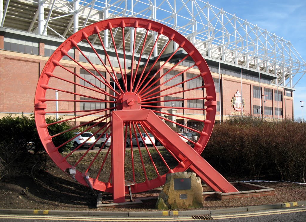 Wearmouth Colliery Winding Wheel : Sunderland