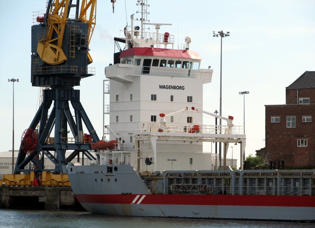 General Cargo Vessel (Maineborg) : Unloading : Port of Sunderland
