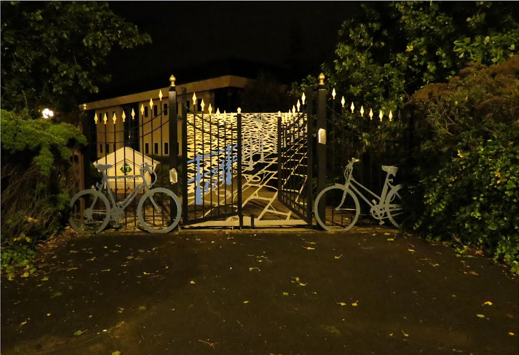 An Evening Photograph : Sculpture - Always Open Gates