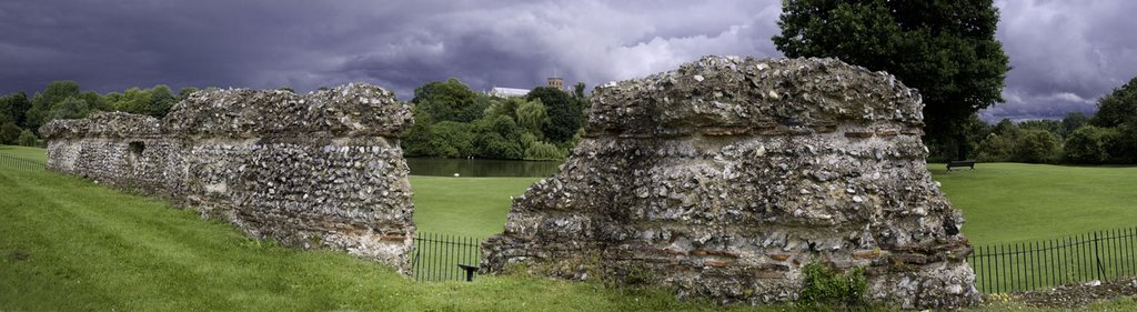 Verulamium Roman Wall & St Albans Abbey