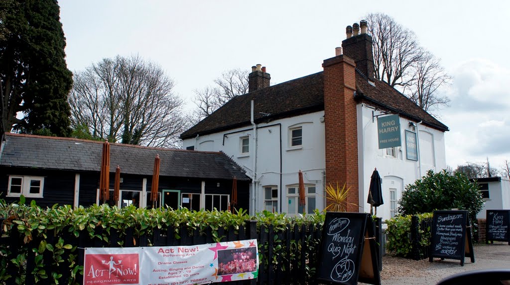 The back of the King Harry Pub - St Albans