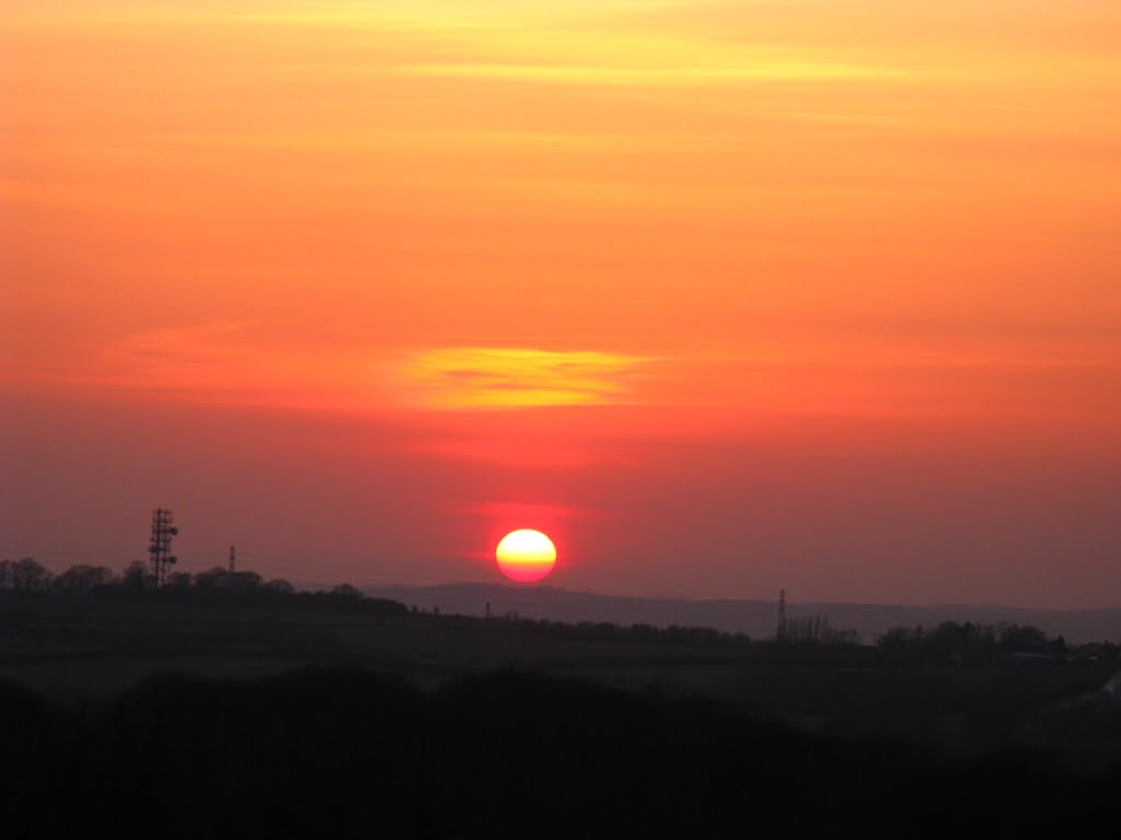 Sunset from Brierley 16/4/10