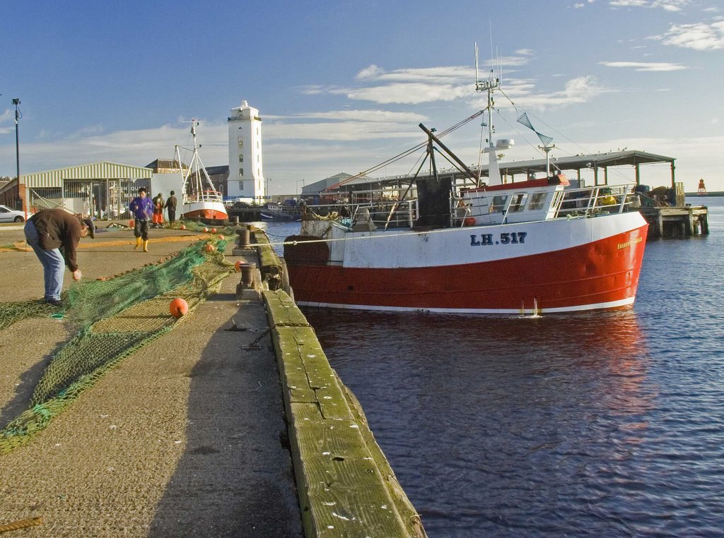 North Shields fish quay