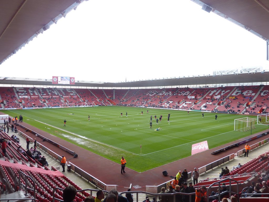 St Marys Stadium before the Southampton vs Leyton Orient match, April 2010