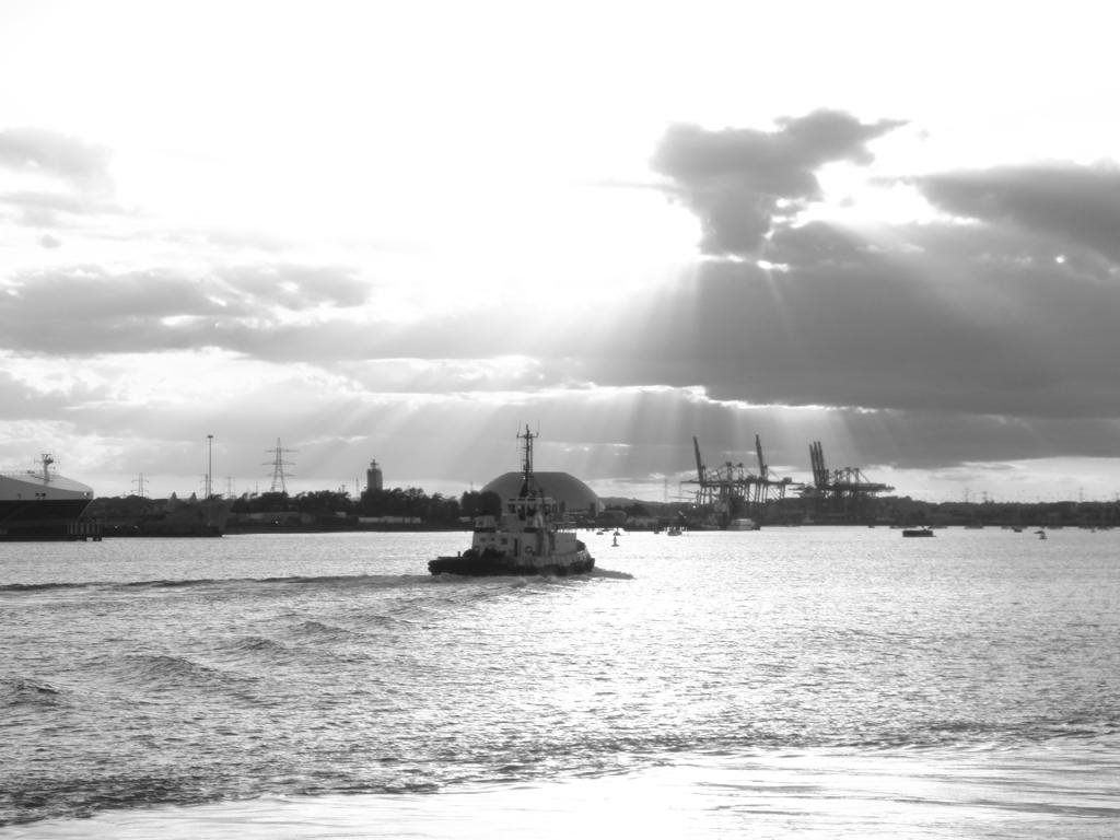 Southampton: a view of the port from Town Quay