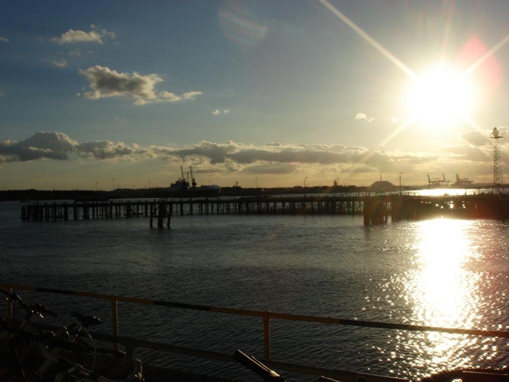 Southampton: a view of the port from Town Quay