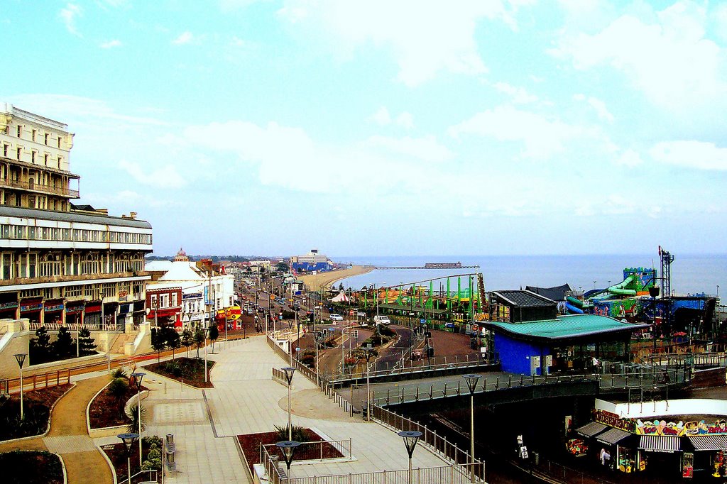 Southend-on-Sea.Marine Parade(Looking East from Pier Hill)