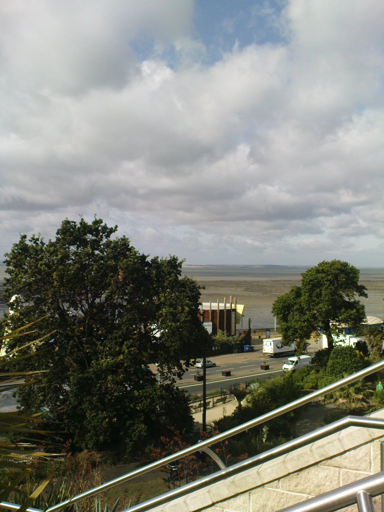 View SW towards St Mary Hoo, Kent, from Pier Hill, Southend