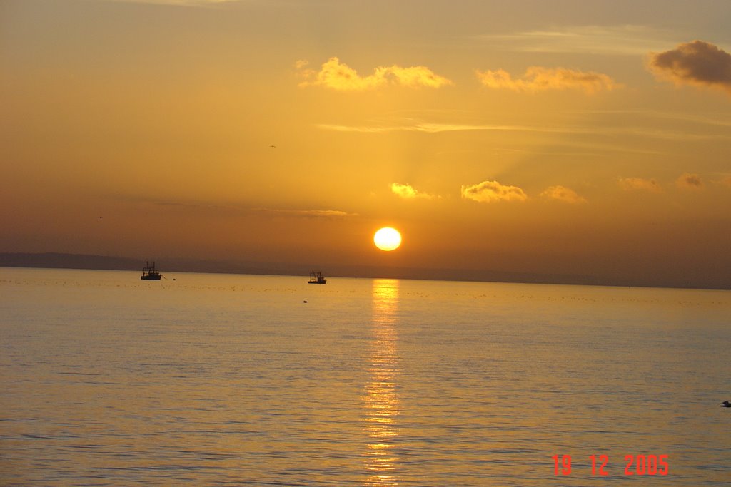 sunset,Westcliff-on-sea essex uk