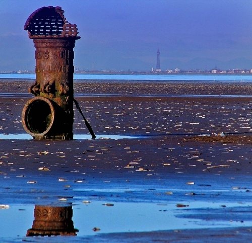 Blackpool Seen From Southport looking across the Ribble Estuary