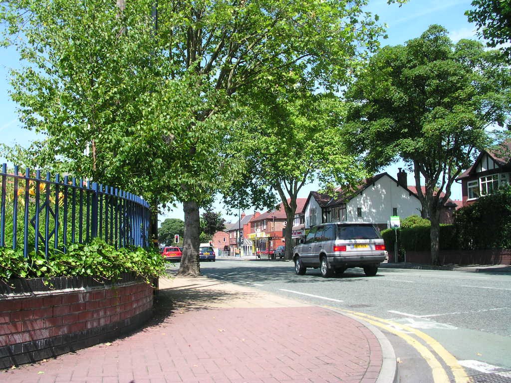 A sunny say in Sale, Cheshire