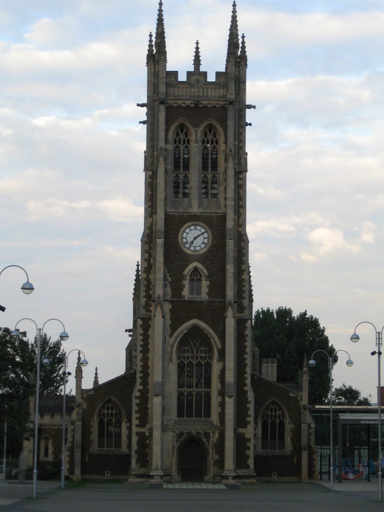 Scunthorpe. Plaza de la iglesia.